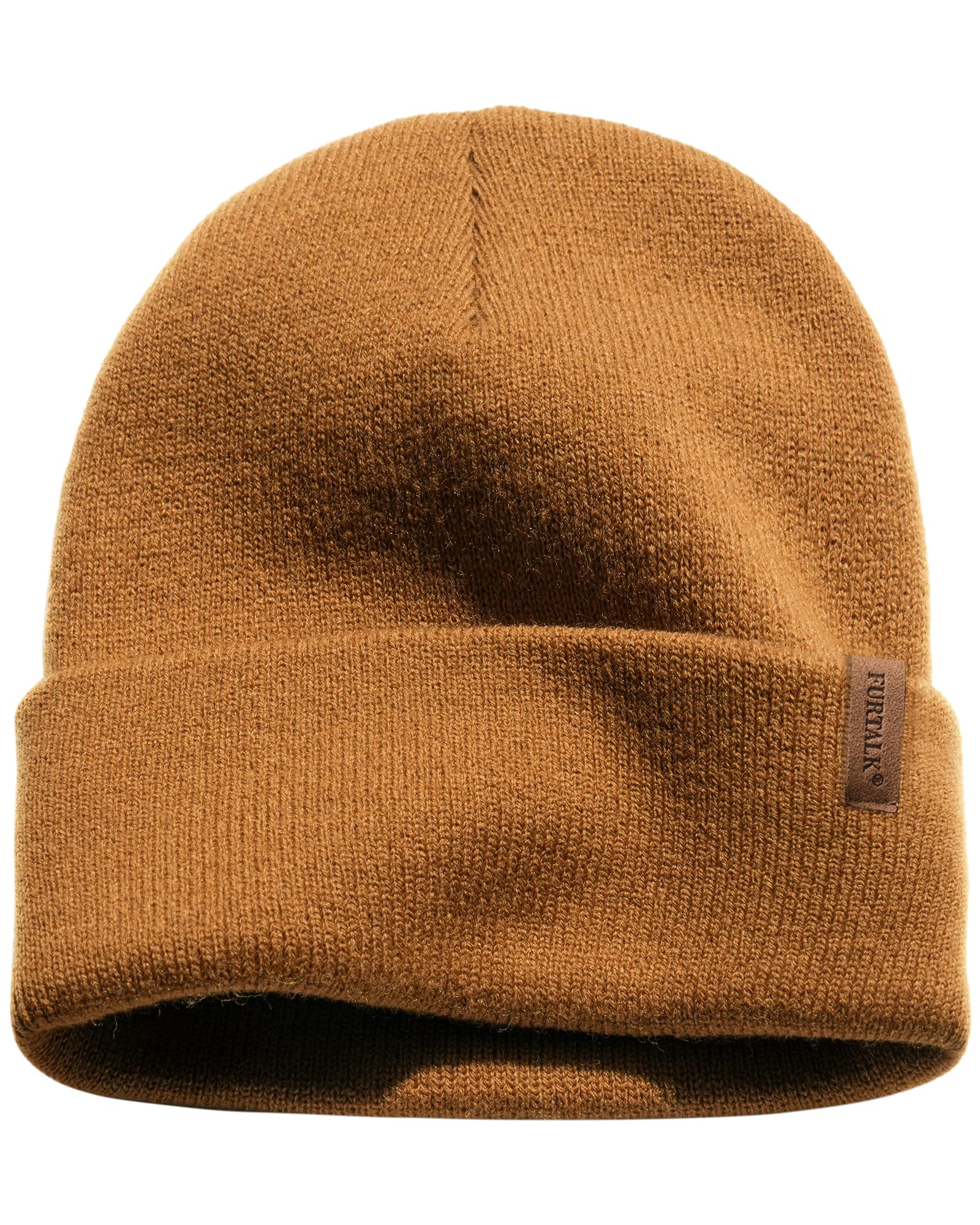 FURTALK Beanie for Men Women Cuffed Thick Knitted Unisex Winter Hat Beanies Skull Cap
